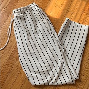 striped pants